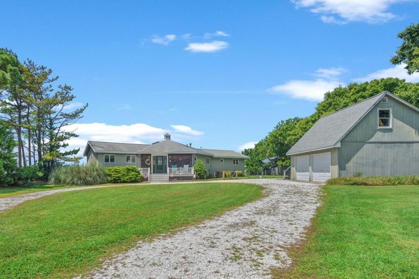 Charming home on a sandy shoreline directly spanning the - Beach Home for sale in Jamesville, Virginia on Beachhouse.com