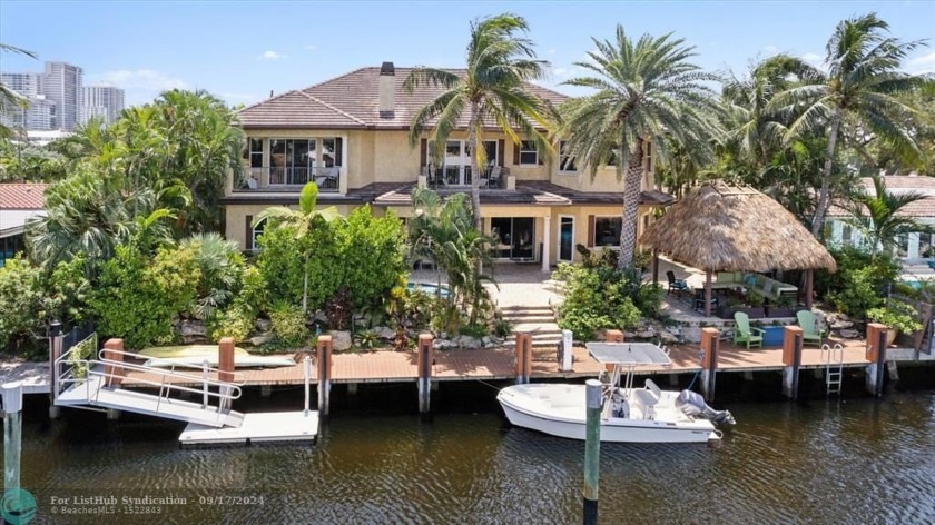 Boater's paradise with 90' dock on deep water, ocean access no - Beach Home for sale in Lauderdale By The Sea, Florida on Beachhouse.com