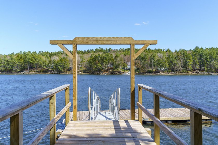 This uniquely elevated property is an ideal setting for boaters - Beach Acreage for sale in Wiscasset, Maine on Beachhouse.com