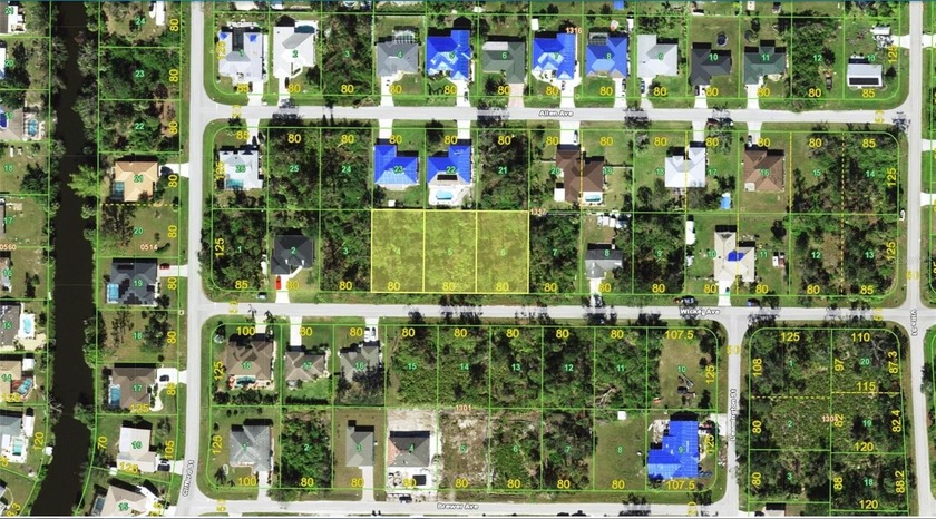 3 Consecutive Lots - Build Big or Build Multiple! Port Charlotte - Beach Lot for sale in Port Charlotte, Florida on Beachhouse.com