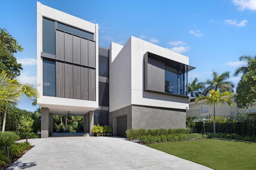 This exquisite new construction modern home completed in 2025 - Beach Home for sale in Miami Beach, Florida on Beachhouse.com