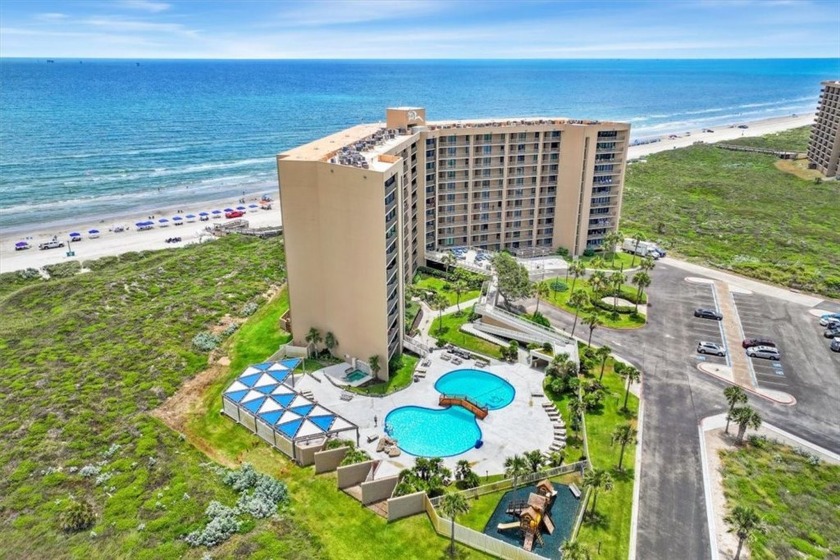 Amazing beach front views from a wall of windows on this 5th - Beach Condo for sale in Port Aransas, Texas on Beachhouse.com