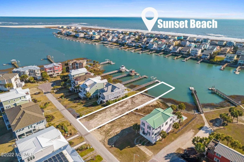Spectacular bay front lot with Jenks Creek and ocean views - Beach Lot for sale in Sunset Beach, North Carolina on Beachhouse.com