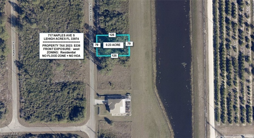 AWESOME CANAL LOT FOR SALE!!! Great lot to build your home - Beach Lot for sale in Lehigh Acres, Florida on Beachhouse.com