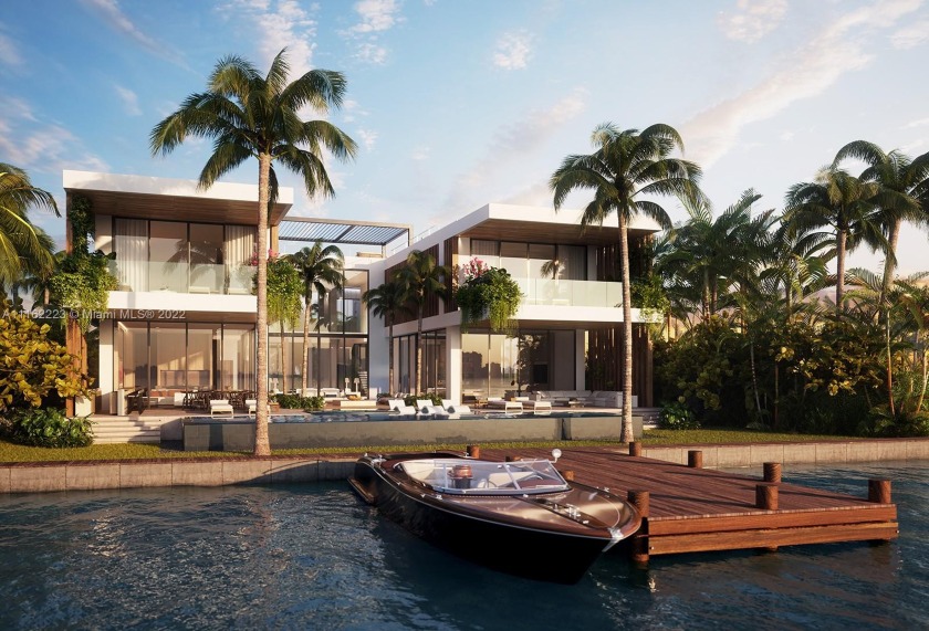 This impressive ready-to-built home, with plans by Kobi Karp, on - Beach Home for sale in Miami Beach, Florida on Beachhouse.com