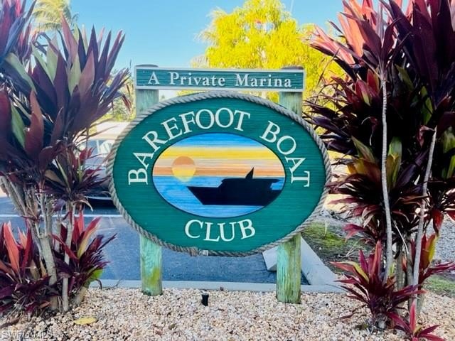 Safe and Secure dry boat slip for sale at Barefoot Boat Club - Beach Lot for sale in Bonita Springs, Florida on Beachhouse.com
