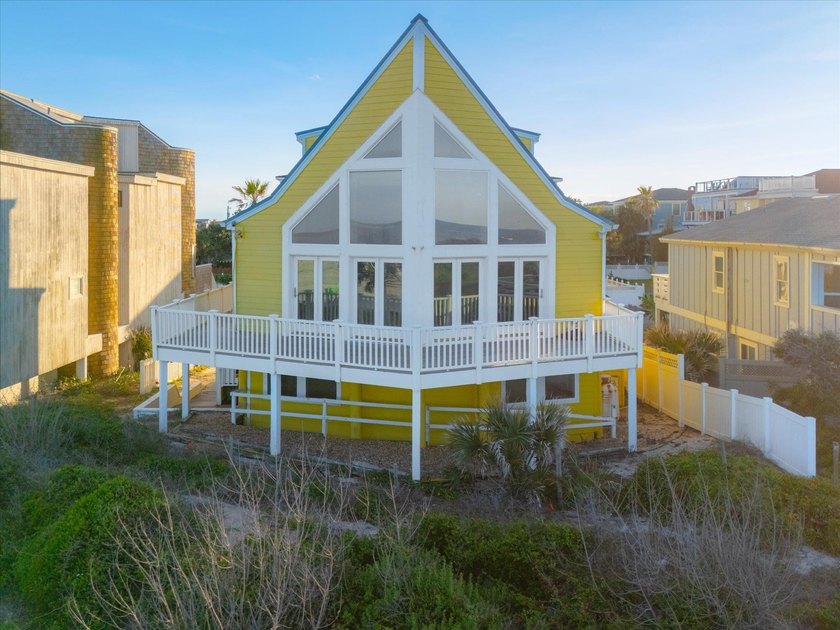 Highly elevated, this Direct Ocean Front home offers expansive - Beach Home for sale in St Augustine, Florida on Beachhouse.com