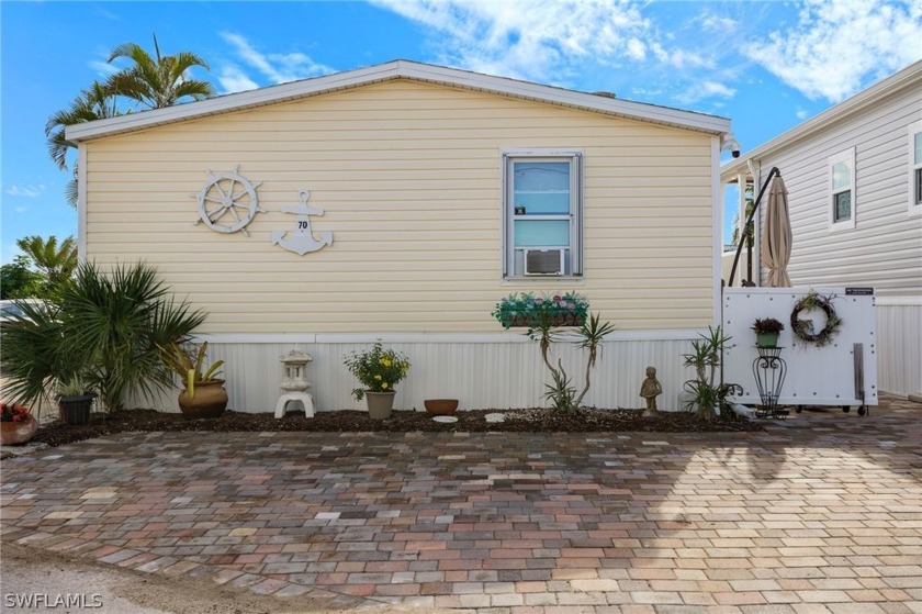 Water-Front Fort Myers Beach 2/2 modular home with paver brick - Beach Home for sale in Fort Myers Beach, Florida on Beachhouse.com