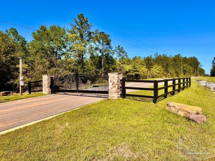 BEAUTIFUL AND PRIVATE 15-ACRE LOT - GATED COMMUNITY - PAVED & - Beach Acreage for sale in Pace, Florida on Beachhouse.com