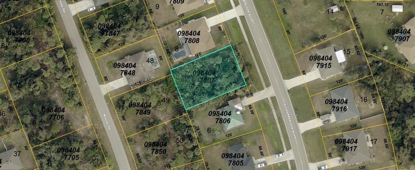 DUPLEX, TINY HOMES OR SINGLE FAMILY ZONING.  CITY WATER.  Act - Beach Lot for sale in North Port, Florida on Beachhouse.com