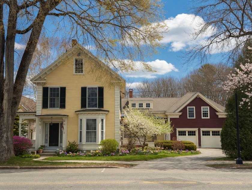 Welcome to 109 Main Street--an exceptional in-town residence in - Beach Home for sale in Yarmouth, Maine on Beachhouse.com