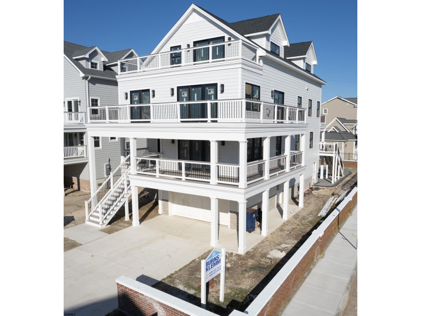 Magnificent Ocean Front, New Custom Residence boasting an - Beach Home for sale in Ventnor, New Jersey on Beachhouse.com
