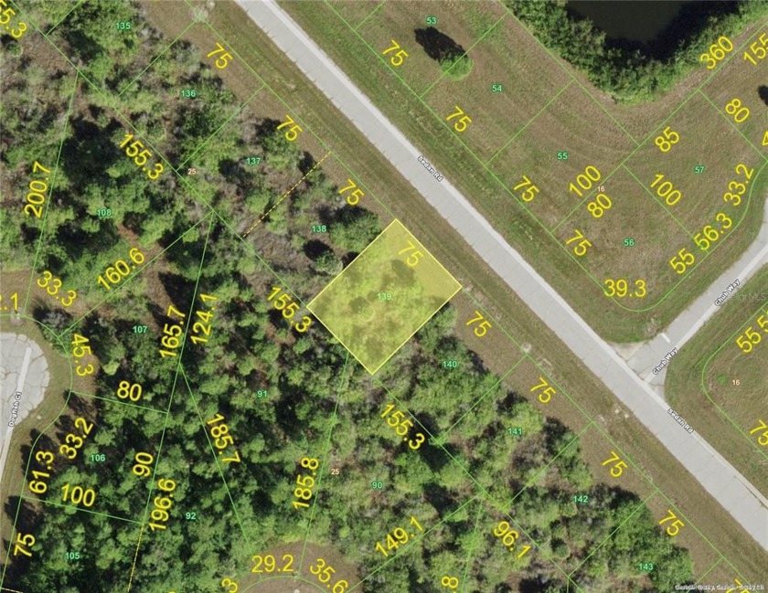Nice building lot in Rotonda Villas, with access to a freshwater - Beach Lot for sale in Placida, Florida on Beachhouse.com