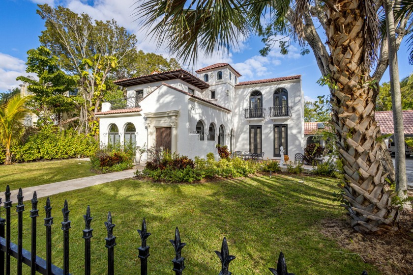 1924-era 'Old Spanish' style residence with a detached two-story - Beach Home for sale in Ocean Ridge, Florida on Beachhouse.com
