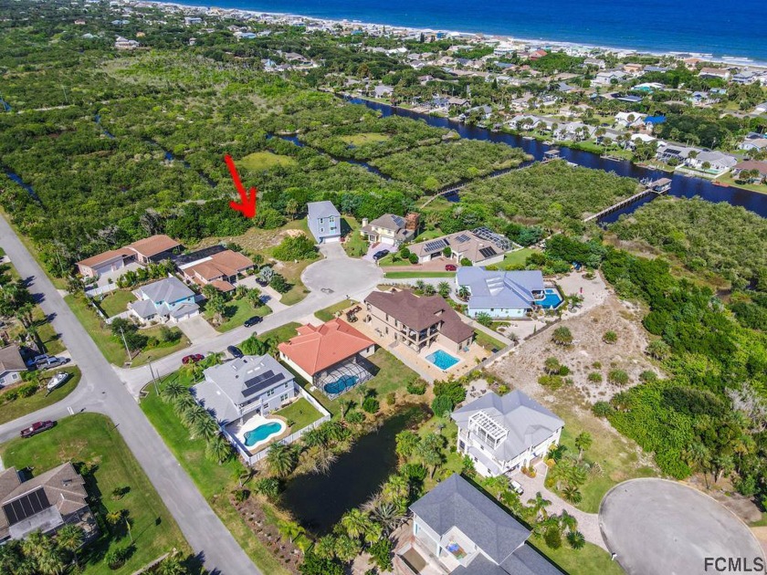 Cedar Island Paradise 2 + acre lot with salt water canal - Beach Acreage for sale in Flagler Beach, Florida on Beachhouse.com