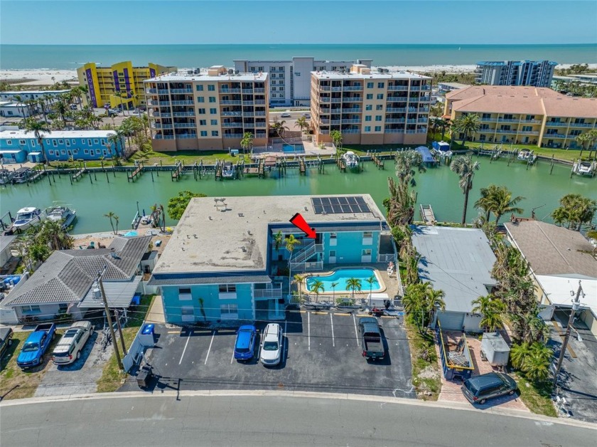 Discover waterfront living at Copa Palms! This 2-bed, 1-bath end - Beach Condo for sale in Treasure Island, Florida on Beachhouse.com