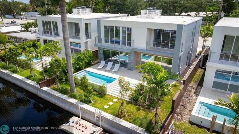 NEW CONSTRUCTION!!! Live in this modern,waterfront home with - Beach Home for sale in Fort Lauderdale, Florida on Beachhouse.com