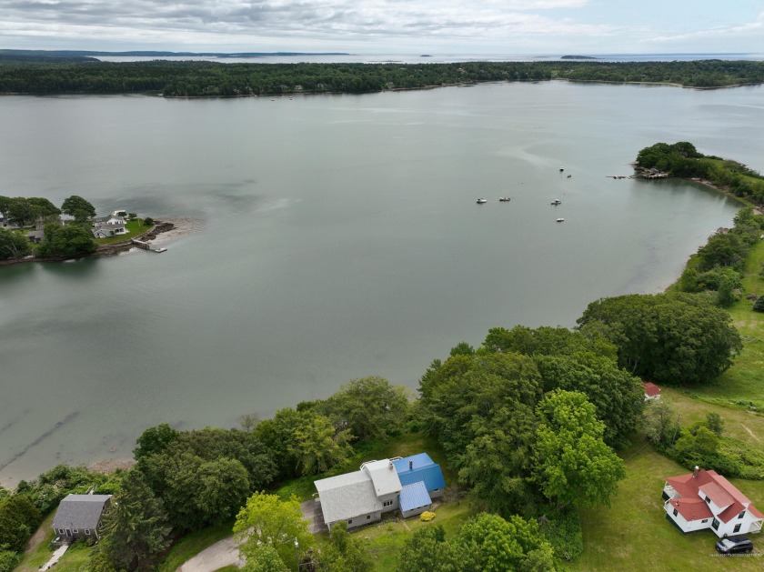 Earn equity by updating this private, sturdy, ocean view home - Beach Home for sale in Harpswell, Maine on Beachhouse.com