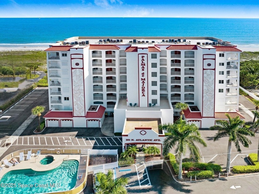 Oceanfront condo offering postard-perfect views from the living - Beach Condo for sale in Cocoa Beach, Florida on Beachhouse.com