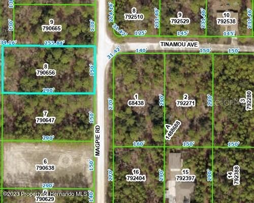 Ideal Location for new home build! Street full of nice homes and - Beach Lot for sale in Weeki Wachee, Florida on Beachhouse.com