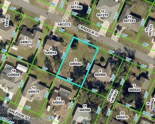 Ideal Location for new home build. Street full of nice homes - Beach Lot for sale in Spring Hill, Florida on Beachhouse.com