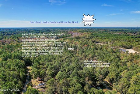 SUITABLE FOR 3 BEDROOM SEPTIC & WELL PERMIT PAID! Be at the - Beach Lot for sale in Supply, North Carolina on Beachhouse.com