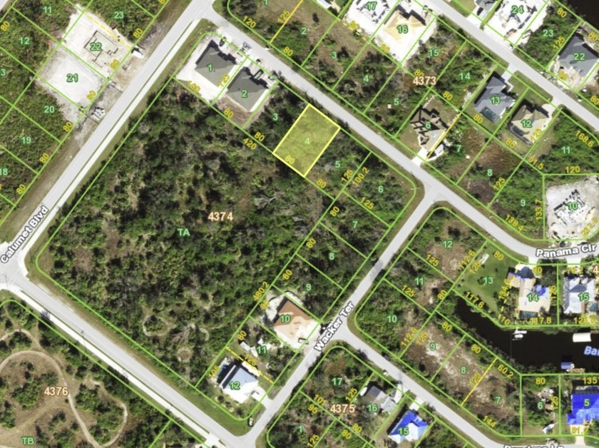 Price Improvement! Multi-family zoned lot in South Gulf Cove - Beach Lot for sale in Port Charlotte, Florida on Beachhouse.com