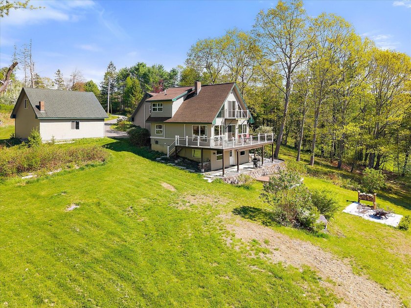 Set on 4.4 private acres with 250' of frontage overlooking the - Beach Home for sale in Orland, Maine on Beachhouse.com