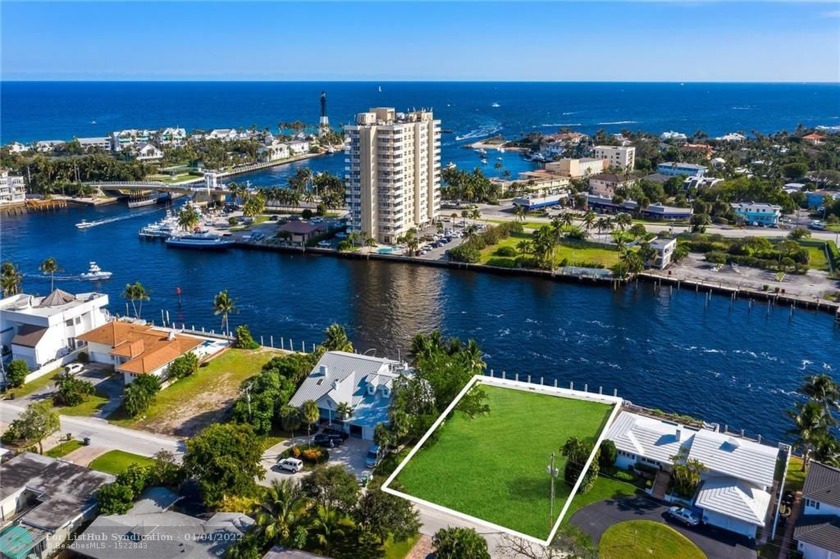 TROPHY ESTATE SIZE LOT ON DIRECT INTRACOASTAL 100 FT FRONTAGE 13 - Beach Lot for sale in Lighthouse Point, Florida on Beachhouse.com