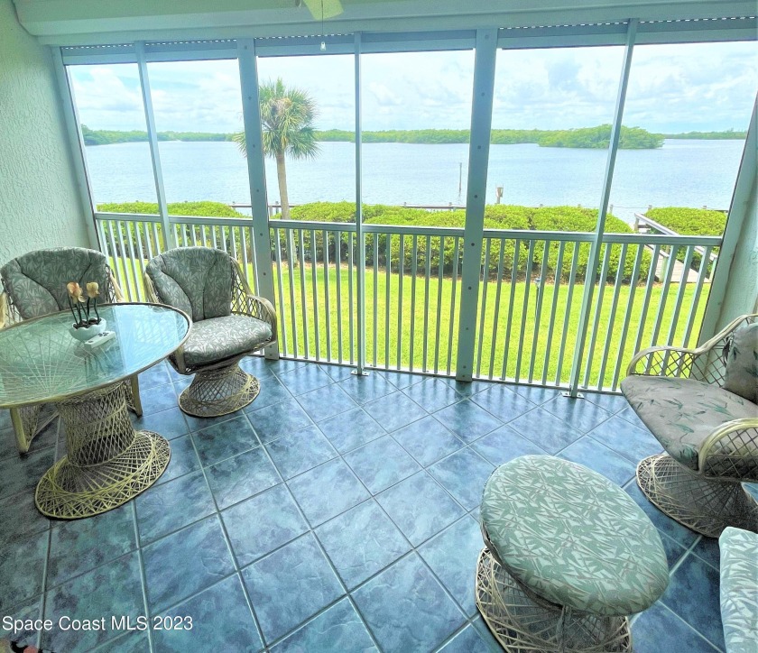DIRECT BANANA RIVER VIEW!! Freshly painted and remodeled - Beach Condo for sale in Cocoa Beach, Florida on Beachhouse.com
