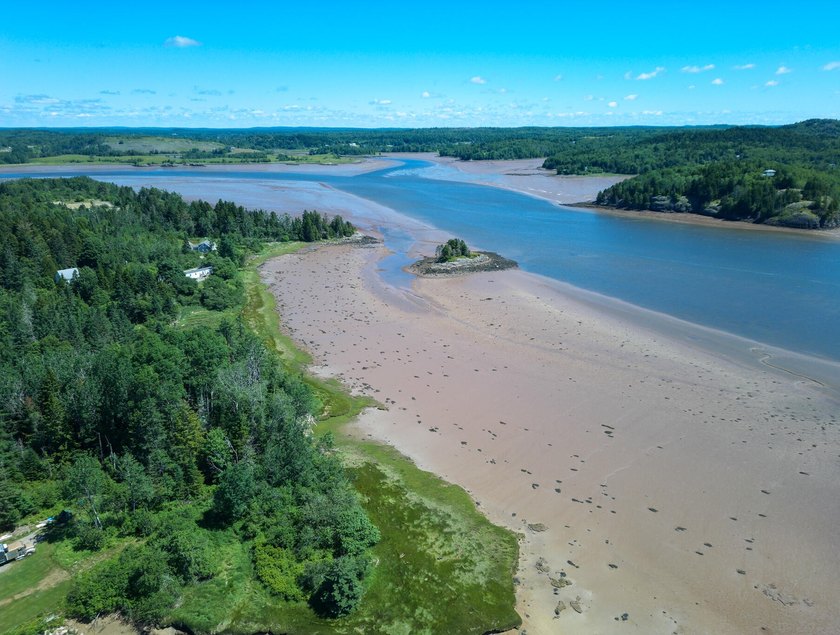 Situated on approximately 400 feet of tidal waterfront along the - Beach Acreage for sale in Machiasport, Maine on Beachhouse.com