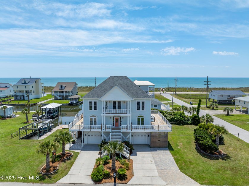 Waterfront Retreat - Steps to the Beach with Private Dock & ICW - Beach Home for sale in North Topsail Beach, North Carolina on Beachhouse.com