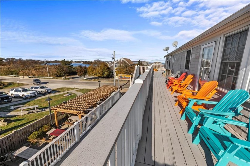 This two-bedroom, one-bath condominium, situated atop Block - Beach Condo for sale in Block Island, Rhode Island on Beachhouse.com