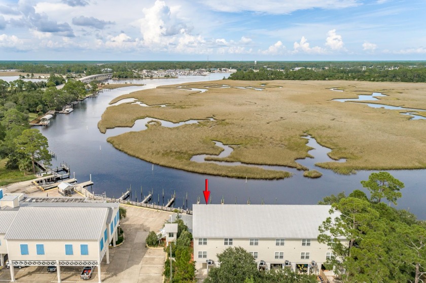 Very desirable end unit at exclusive Poston Bayou overlooking - Beach Townhome/Townhouse for sale in Carabelle, Florida on Beachhouse.com
