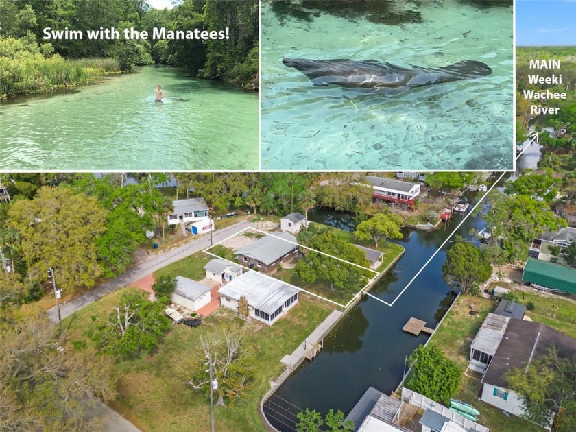 SWIM WITH THE MANATEES!! LOCATION LOCATION LOCATION!! On the - Beach Home for sale in Weeki Wachee, Florida on Beachhouse.com