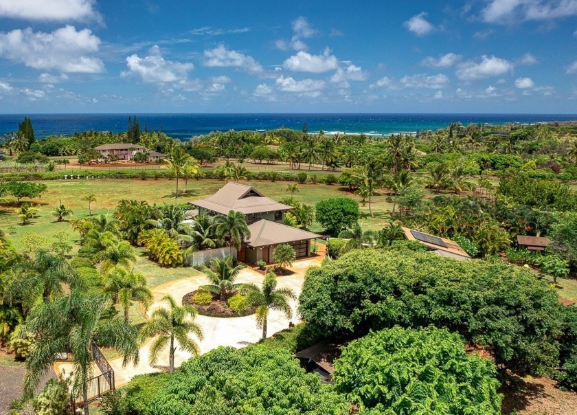 This 4.41-acre estate property with ocean-to-mountain views - Beach Home for sale in Anahola, Hawaii on Beachhouse.com