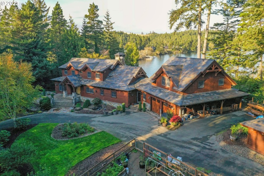 Custom built, timber framed home with unbeatable views of - Beach Home for sale in Florence, Oregon on Beachhouse.com