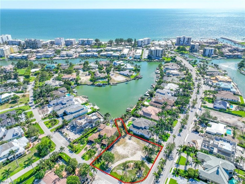 LOWEST PRICED WATERFRONT OVERSIZED LOT. .49 acres CLEARED AND - Beach Lot for sale in Naples, Florida on Beachhouse.com