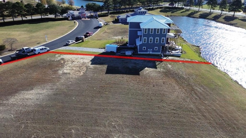 Generous lot directly overlooking the fountain at Crystal Lake - Beach Lot for sale in Cape Charles, Virginia on Beachhouse.com