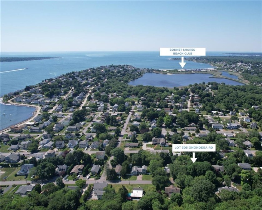 New to Market!!!  
Ready to go oversized lot in Bonnet Shores - Beach Lot for sale in Narragansett, Rhode Island on Beachhouse.com