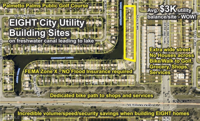 CITY UTILITIES? BIKE PATHS? GOLF? WALK/BIKE TO SHOPS AND - Beach Acreage for sale in Cape Coral, Florida on Beachhouse.com