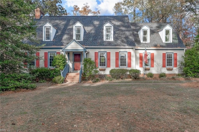 Nestled on a 1.08-acre waterfront lot, this Colonial - Beach Home for sale in Hayes, Virginia on Beachhouse.com