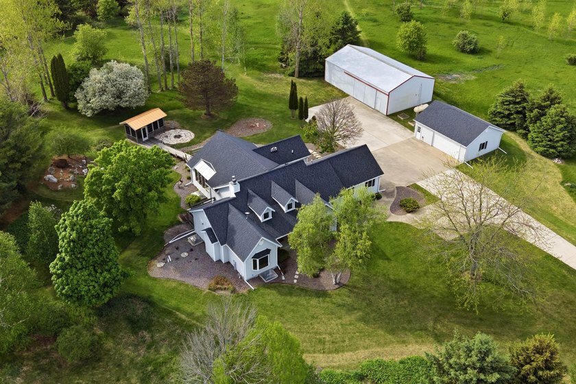 Premier ranch home set on 24.76 scenic acres w/ approximately 2 - Beach Home for sale in Cedar Grove, Wisconsin on Beachhouse.com