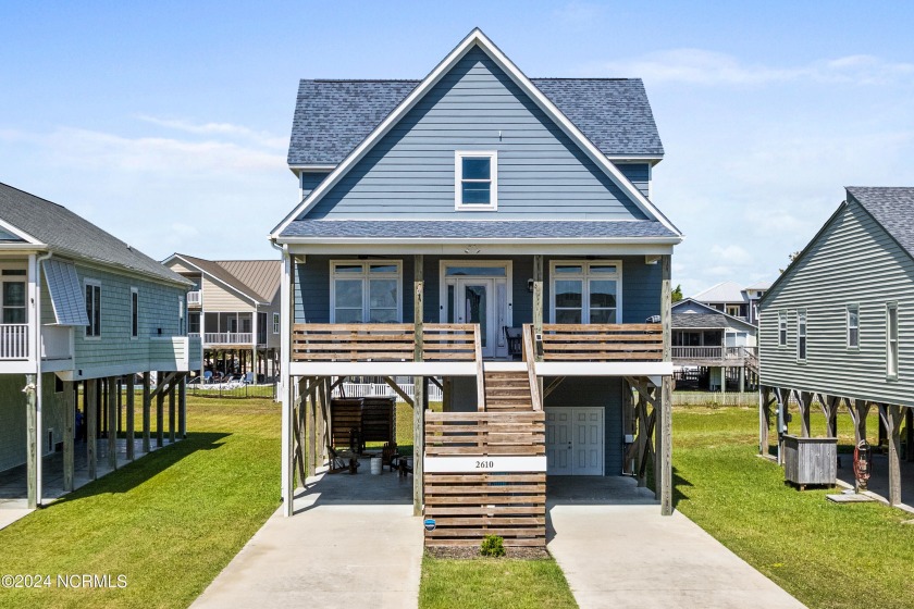 Welcome to the beach! Experience the STUNNING OCEAN VIEWS from - Beach Home for sale in Oak Island, North Carolina on Beachhouse.com