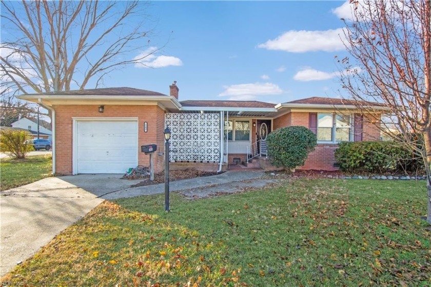 Welcome home to your lovely brick ranch in Hampton. This - Beach Home for sale in Hampton, Virginia on Beachhouse.com