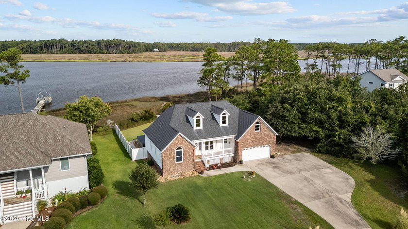This stunning one-level home with a spacious bonus room - Beach Home for sale in Beaufort, North Carolina on Beachhouse.com