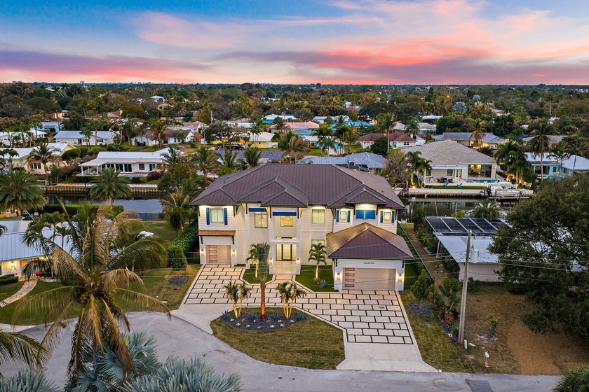 Newly completed in February of 2026, this waterfront estate home - Beach Home for sale in Tequesta, Florida on Beachhouse.com