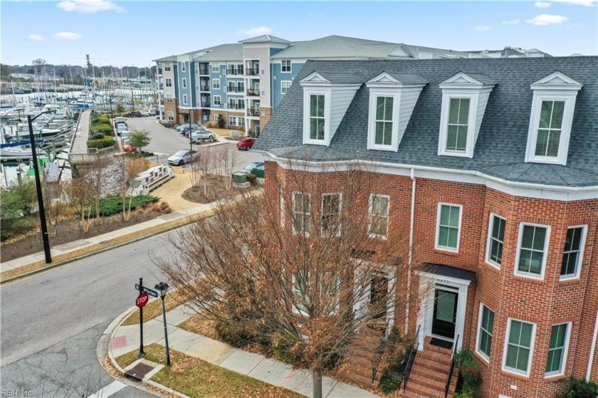 Beautiful WATER VIEWS from every floor in this corner unit - Beach Townhome/Townhouse for sale in Norfolk, Virginia on Beachhouse.com