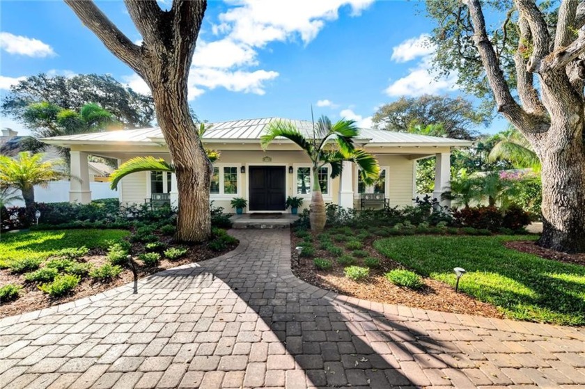 Fabulous Key West-style bungalow! Sheltered by mature oaks - Beach Home for sale in Vero Beach, Florida on Beachhouse.com