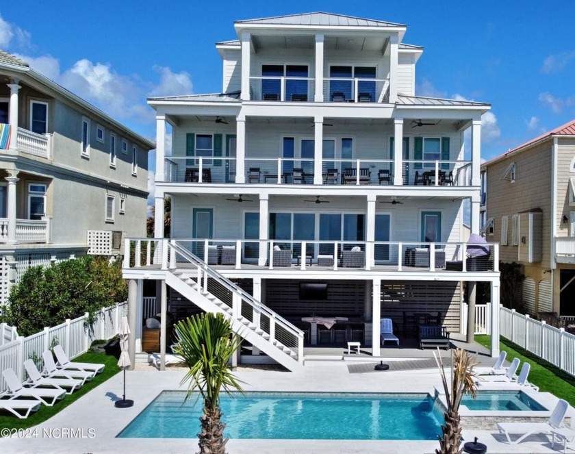 Welcome to this spectacular oceanfront home located on the - Beach Home for sale in Ocean Isle Beach, North Carolina on Beachhouse.com